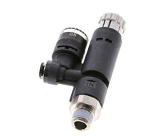 Regulador de presión neumático 4mm - R1/8'' con manómetro