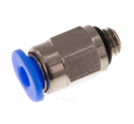 Racor de 3mm x M 5 con rosca macho Latón/POM NBR Diseño compacto [5 piezas]