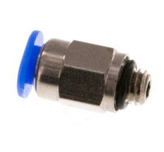 Racor de 3mm x M 5 con rosca macho Latón/POM NBR Diseño compacto [5 piezas]