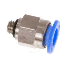 Racor de 6mm x M 5 con rosca macho Latón/POM NBR Diseño compacto [5 piezas]