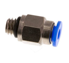 Racor de 3mm x M 6 con rosca macho Latón/POM NBR Diseño compacto [2 piezas]