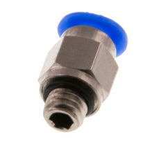 Racor de 4mm x M 6 con rosca macho Latón/POM NBR Diseño compacto [2 piezas]
