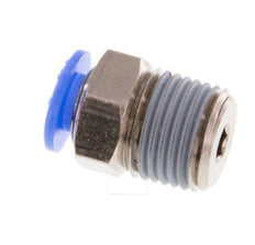 Racor de 4mm x R1/8'' con rosca macho Latón/POM NBR Diseño compacto [5 piezas]