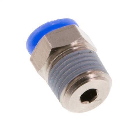 Racor de 4mm x R1/8'' con rosca macho Latón/POM NBR Diseño compacto [5 piezas]