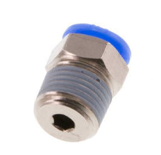 Racor de 4mm x R1/8'' con rosca macho Latón/POM NBR Diseño compacto [5 piezas]