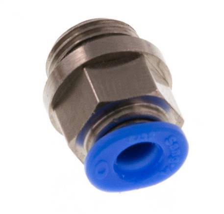 Racor de 4mm x G1/8'' con rosca macho Latón/POM NBR Diseño compacto [5 piezas]