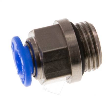 Racor de 4mm x G1/8'' con rosca macho Latón/POM NBR Diseño compacto [5 piezas]