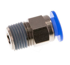Racor de 6mm x R1/8'' con rosca macho Latón/POM NBR Diseño compacto [5 piezas]