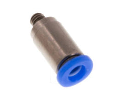 Racor de 3mm x M 3 con rosca macho Acero/POM NBR Diseño compacto del hexágono interior [2 piezas]