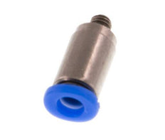 Racor de 3mm x M 3 con rosca macho Acero/POM NBR Diseño compacto del hexágono interior [2 piezas]