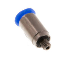 Racor de 3mm x M 3 con rosca macho Acero/POM NBR Diseño compacto del hexágono interior [2 piezas]