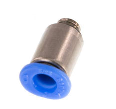 Racor de 4mm x M 5 con rosca macho Latón/POM NBR Diseño compacto del hexágono interior [5 piezas]
