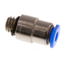 Racor de 3mm x M 6 con rosca macho Latón/POM NBR Diseño compacto del hexágono interior [2 piezas]