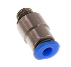 Racor de 3mm x M 6 con rosca macho Latón/POM NBR Diseño compacto del hexágono interior [2 piezas]