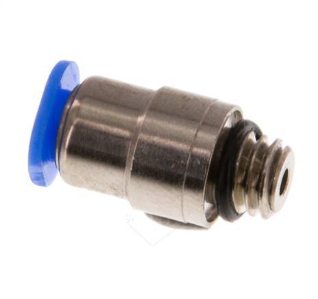 Racor de 3mm x M 6 con rosca macho Latón/POM NBR Diseño compacto del hexágono interior [2 piezas]