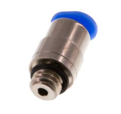 Racor de 3mm x M 6 con rosca macho Latón/POM NBR Diseño compacto del hexágono interior [2 piezas]