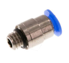 Racor de 4mm x M 6 con rosca macho Latón/POM NBR Diseño compacto del hexágono interior [2 piezas]