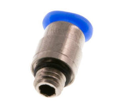 Racor de 4mm x M 6 con rosca macho Latón/POM NBR Diseño compacto del hexágono interior [2 piezas]