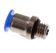 Racor de 4mm x M 7 con rosca macho Latón/POM NBR Diseño compacto del hexágono interior [5 piezas]