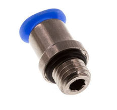 Racor de 4mm x M 7 con rosca macho Latón/POM NBR Diseño compacto del hexágono interior [5 piezas]