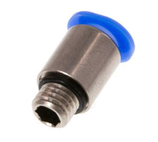 Racor de 6mm x M 7 con rosca macho Latón/POM NBR Diseño compacto del hexágono interior [5 piezas]