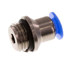 Racor de 4mm x G1/8'' con rosca macho Latón/POM NBR Diseño compacto del hexágono interior [5 piezas]