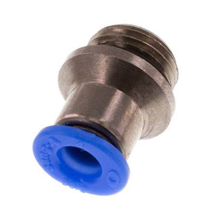 Racor de 4mm x G1/8'' con rosca macho Latón/POM NBR Diseño compacto del hexágono interior [5 piezas]