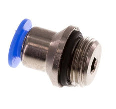 Racor de 4mm x G1/8'' con rosca macho Latón/POM NBR Diseño compacto del hexágono interior [5 piezas]