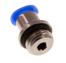 Racor de 4mm x G1/8'' con rosca macho Latón/POM NBR Diseño compacto del hexágono interior [5 piezas]