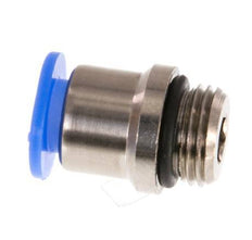 Racor de 6mm x G1/8'' con rosca macho Latón/POM NBR Diseño compacto del hexágono interior [5 piezas]