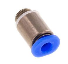 Racor rápido de 3 mm x M 6 x 0,75 con rosca macho Latón/POM NBR Diseño compacto del hexágono interior [5 piezas]