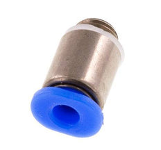 Racor rápido de 3 mm x M 6 x 0,75 con rosca macho Latón/POM NBR Diseño compacto del hexágono interior [5 piezas]