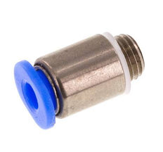 Racor rápido de 3 mm x M 6 x 0,75 con rosca macho Latón/POM NBR Diseño compacto del hexágono interior [5 piezas]