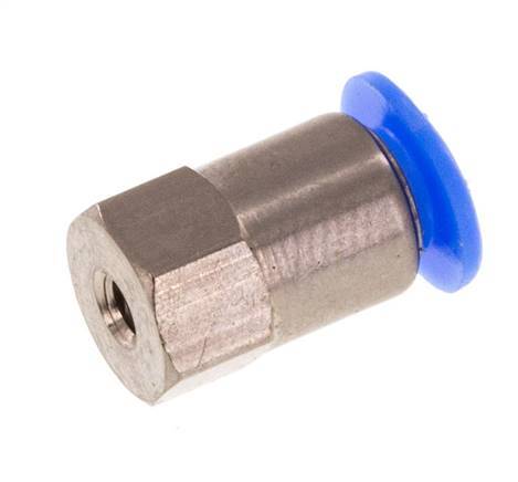 Racor de 4mm x M 3 con rosca hembra Acero/POM NBR Diseño compacto [2 piezas]