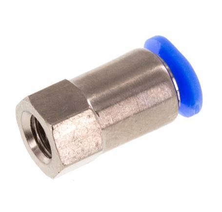 Racor rápido 3mm x M 5 con rosca hembra Latón/POM NBR Diseño compacto [2 piezas]