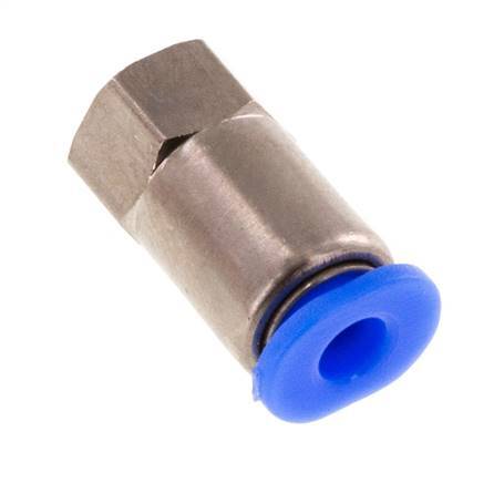 Racor rápido 3mm x M 5 con rosca hembra Latón/POM NBR Diseño compacto [2 piezas]