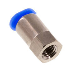 Racor rápido 3mm x M 5 con rosca hembra Latón/POM NBR Diseño compacto [2 piezas]