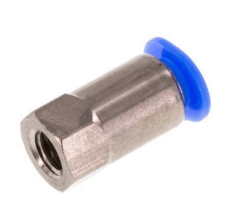 Racor de 4mm x M 5 con rosca hembra Latón/POM NBR Diseño compacto [2 piezas]