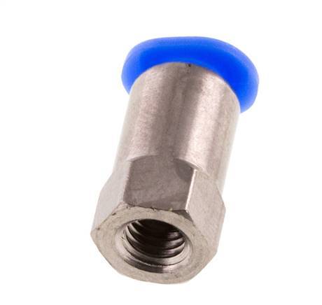 Racor de 4mm x M 5 con rosca hembra Latón/POM NBR Diseño compacto [2 piezas]