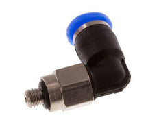 Codo de 3mm x M 3 90deg con rosca macho Acero/PBT NBR Manguito corto giratorio Diseño compacto [2 piezas]