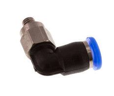 Codo de 3mm x M 3 90deg con rosca macho Acero/PBT NBR Manguito corto giratorio Diseño compacto [2 piezas]