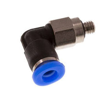 Codo de 3mm x M 3 90deg con rosca macho Acero/PBT NBR Manguito corto giratorio Diseño compacto [2 piezas]