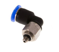 Codo de 4mm x M 3 90deg con rosca macho Acero/PBT NBR Manguito corto giratorio Diseño compacto [2 piezas]