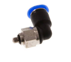 Codo de 4mm x M 3 90deg con rosca macho Acero/PBT NBR Manguito corto giratorio Diseño compacto [2 piezas]