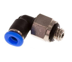 Codo de 3mm x M 5 90deg con rosca macho Latón/PBT NBR Manguito corto giratorio Diseño compacto [2 piezas]