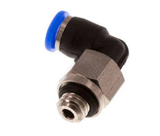 Codo de 3mm x M 5 90deg con rosca macho Latón/PBT NBR Manguito corto giratorio Diseño compacto [2 piezas]