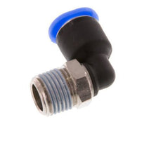 Racor de 6mm x R1/8'' 90deg con rosca macho Latón/PBT NBR Manguito corto giratorio Diseño compacto [2 piezas]