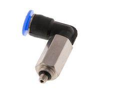 Racor de 4mm x M 3 90deg con rosca macho Acero/PBT NBR Manguito largo Giratorio Diseño compacto
