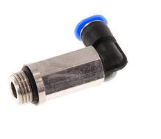 Codo de 90 grados de 4mm x G1/8'' con rosca macho Latón/PBT NBR Manguito largo giratorio Diseño compacto [2 piezas]