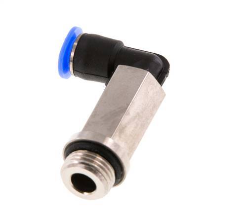 Codo de 90 grados de 4mm x G1/8'' con rosca macho Latón/PBT NBR Manguito largo giratorio Diseño compacto [2 piezas]